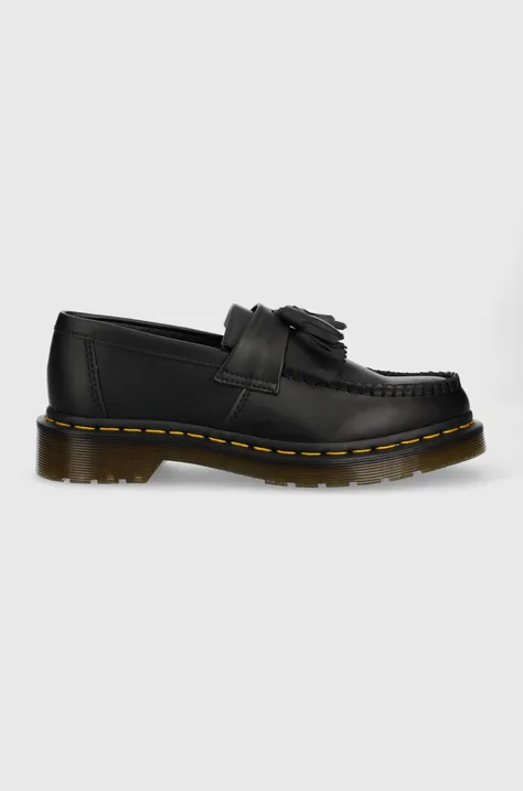 Мокасини Dr. Martens Vegan Adrian в черно с равна подметка DM30744001