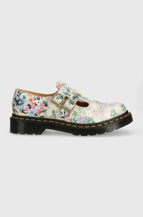 Pantofii martens Gaultier evidențiază-ți stilul unic za žene, boja: bež, ravni potplat, DM30793292-Parchment