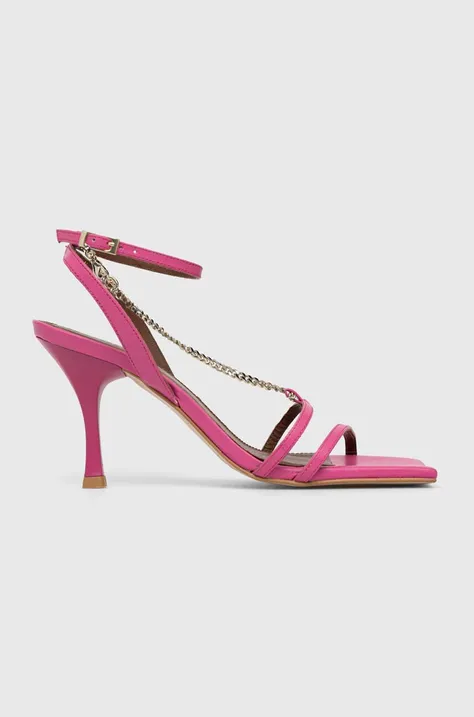 Кожаные сандалии Alohas цвет розовый HEWEP1C7.84