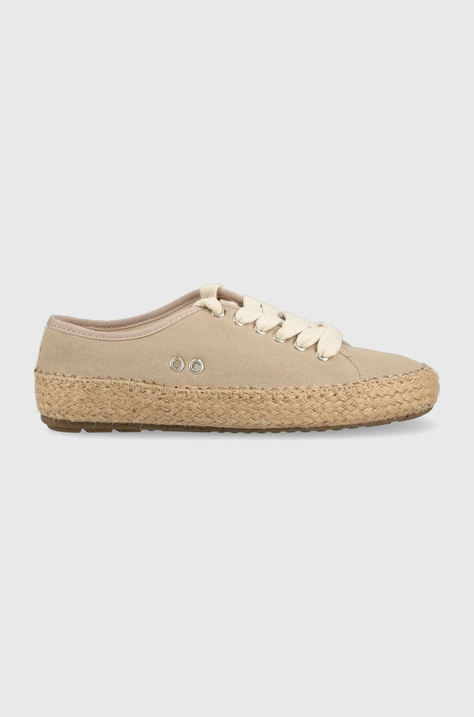 Espadrile Emu Australia Agonis Organic bež barva, W12883.ALMO