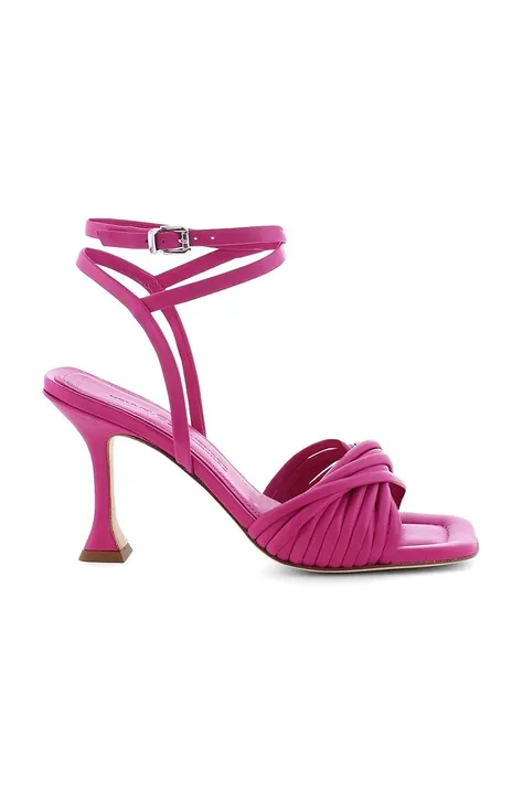 Kožne sandale Kennel & Schmenger Nora boja: ružičasta, 91-87620