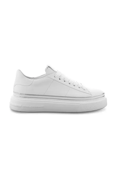 Δερμάτινα αθλητικά παπούτσια Kennel & Schmenger Elan χρώμα: άσπρο, 91-17050