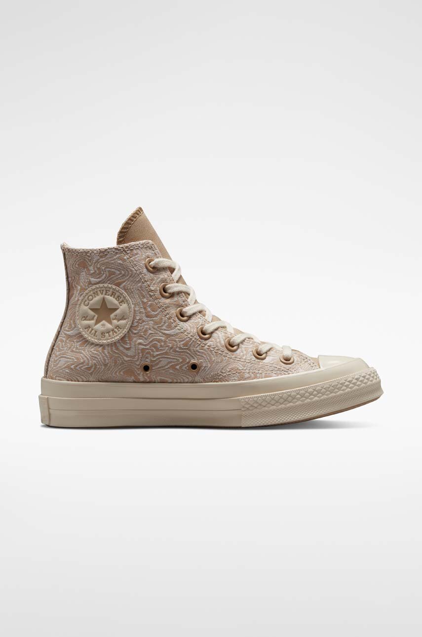 Високи кецове Converse Chuck 70 в бежово A03505C