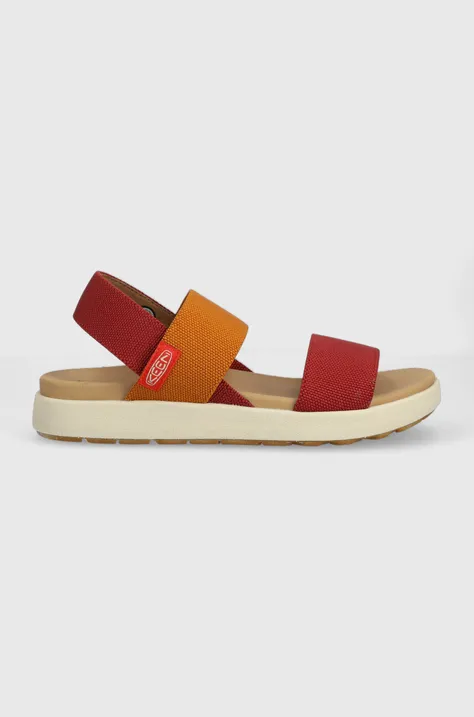 Keen sandały damskie kolor czerwony 1027156-MERLOT