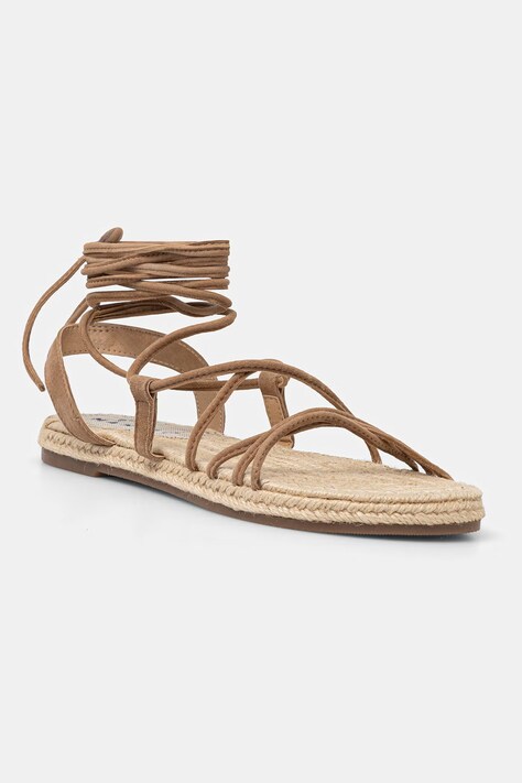 Manebi sandały Jute Sandals damskie kolor beżowy P 0.1 Y0