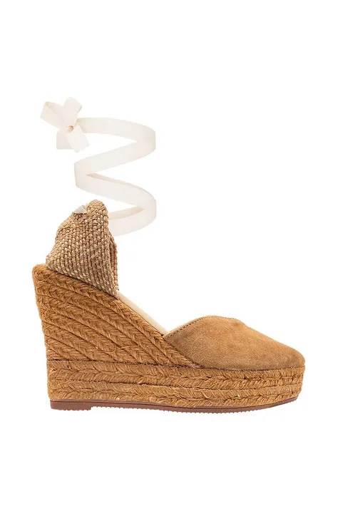 Эспадрильи Manebi Heart-Shaped Wedge Espadrilles цвет коричневый R 2.0 WH