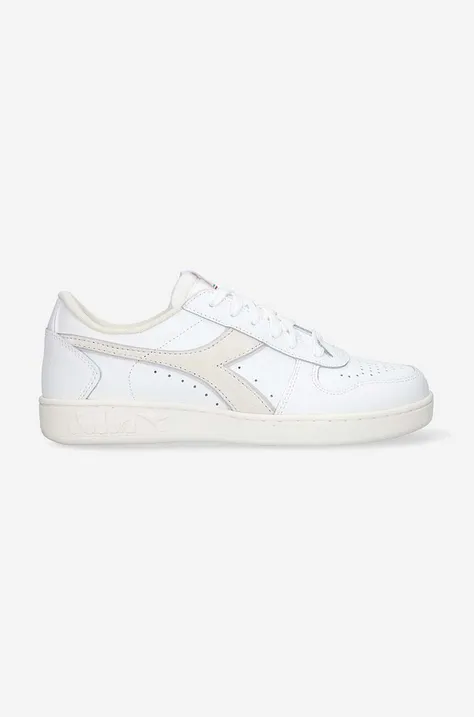 Diadora leather sneakers Magic Basket Low Leather women's white color