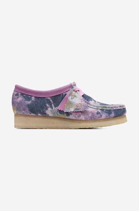 Clarks suede plimsolls Wallabee violet color 26169917