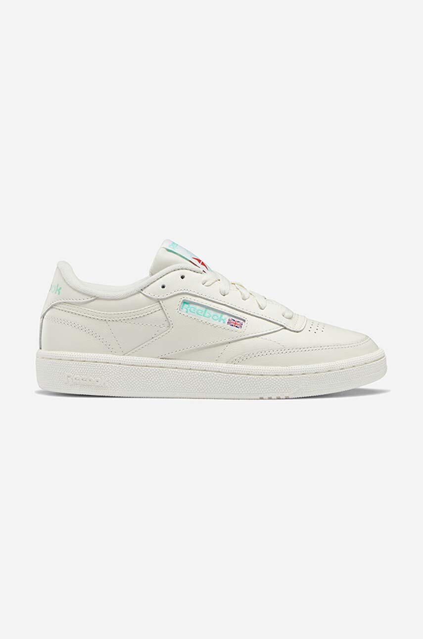 Kožené sneakers boty Reebok Classic Club C 85 HQ0947 béžová barva, HQ0947-cream