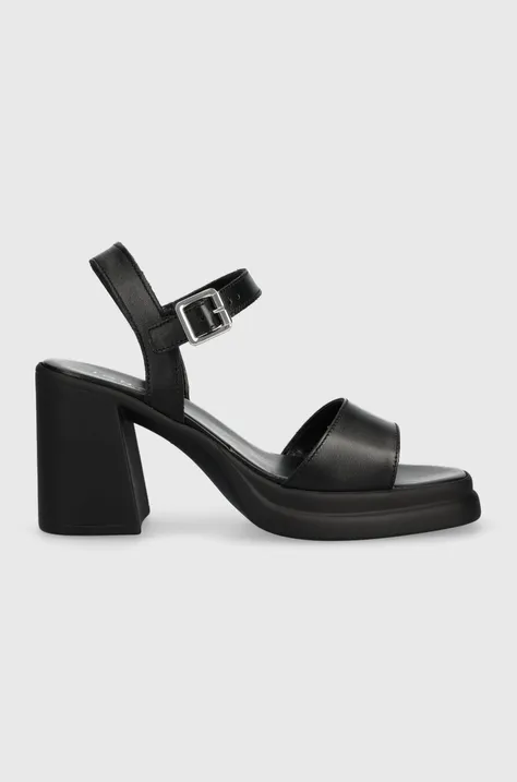 Kožené sandále Jonak PIERRE CUIR čierna farba, 3400008