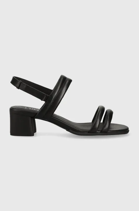 Kožené sandále Camper Katie čierna farba, K201021.005