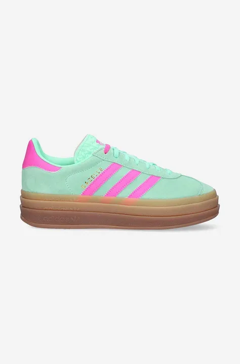 adidas Originals sneakers Gazelle Bold turquoise color