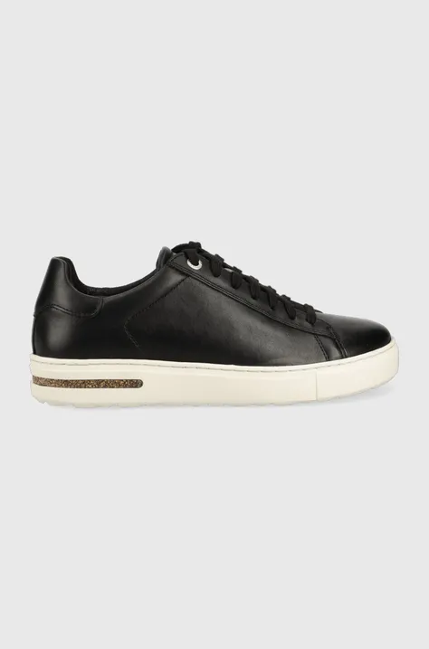 Birkenstock leather sneakers Bend Low Lena black color
