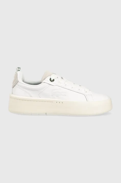 Δερμάτινα αθλητικά παπούτσια Lacoste Carnaby χρώμα: άσπρο, 45SFA0040