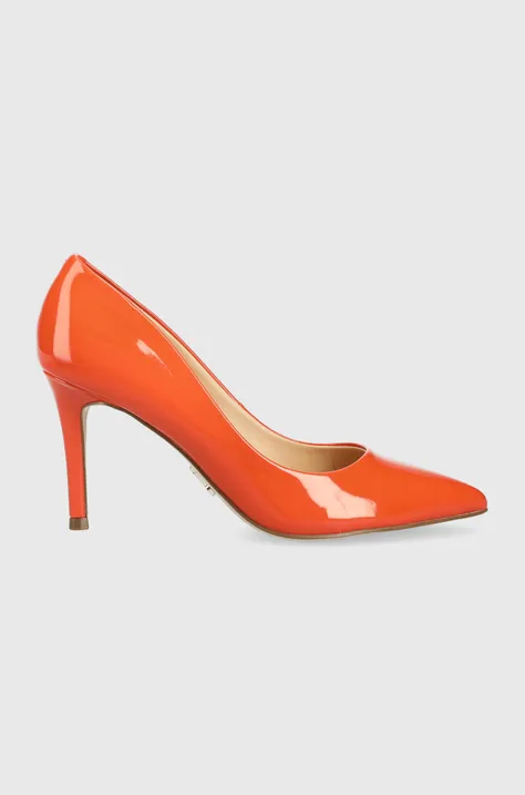 Γόβες παπούτσια Steve Madden Ladybug χρώμα: πορτοκαλί, SM19000022