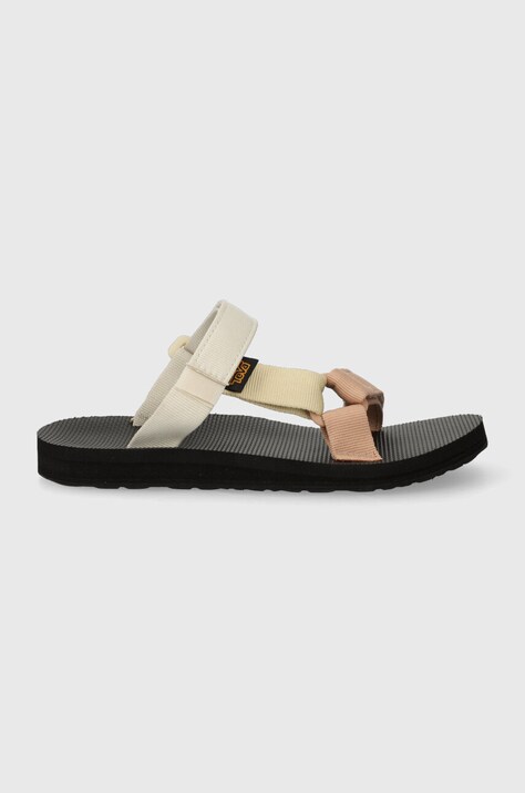 Teva sliders women's pink color