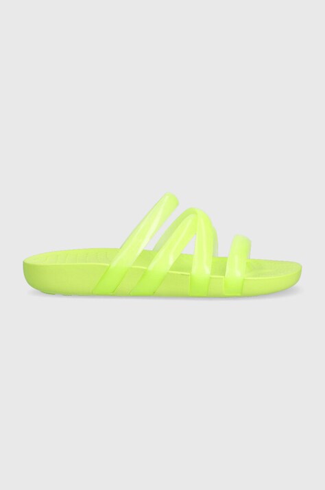 Παντόφλες Crocs χρώμα: πράσινο