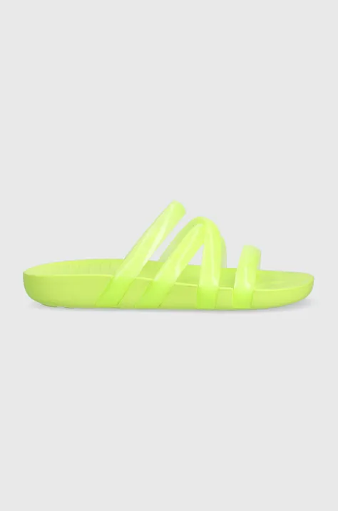 Crocs sliders women's green color