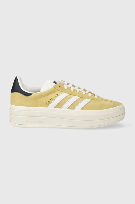 adidas Originals sneakersy Gazelle Bold kolor żółty HQ6891