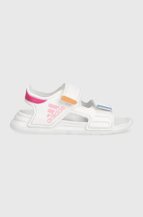 Дитячі сандалі adidas ALTASWIM C колір білий