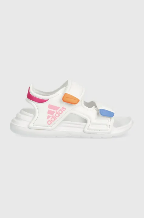 Дитячі сандалі adidas ALTASWIM I колір білий