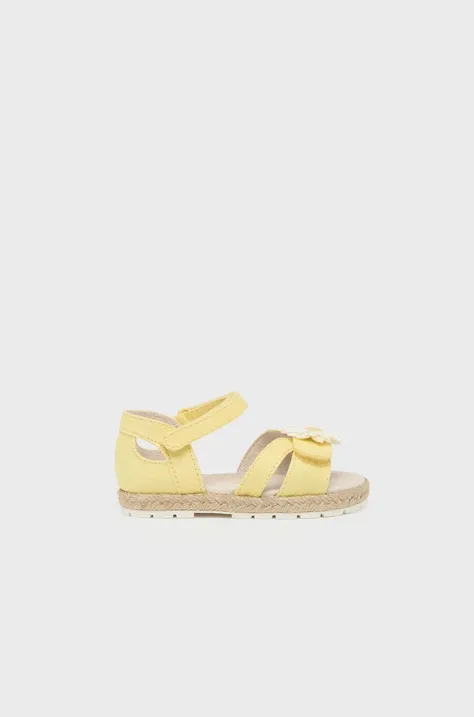 Detské sandále Mayoral žltá farba