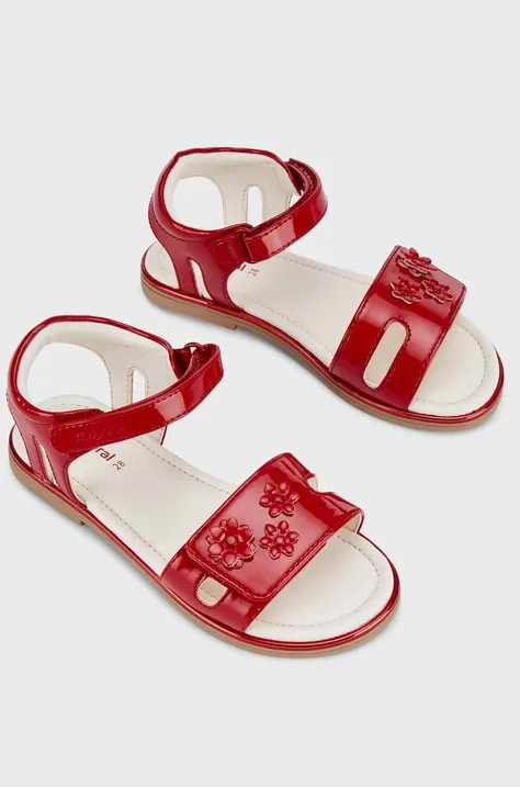 Otroški sandali Mayoral rdeča barva