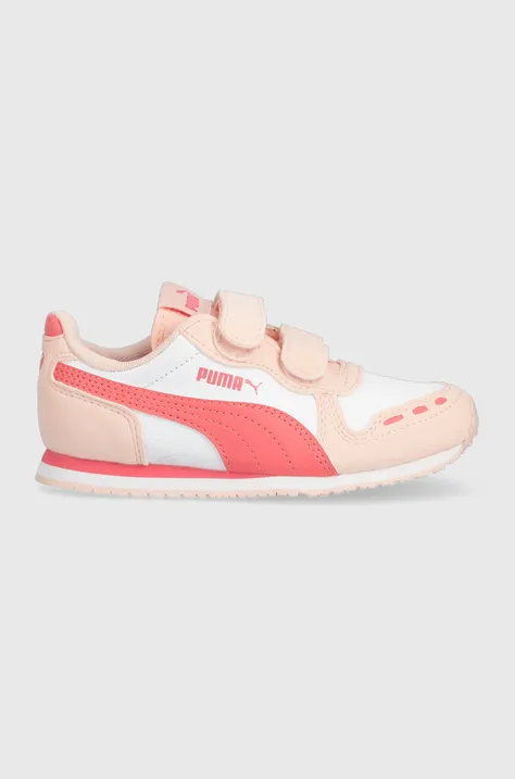 Puma sneakersy dziecięce Cabana Racer SL 20 V PS kolor różowy