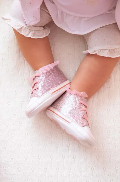 Mayoral Newborn sneakersy niemowlęce kolor różowy