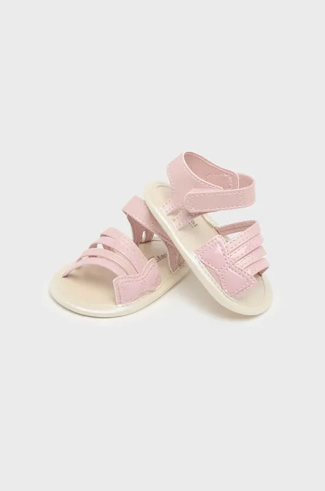 Čevlji za dojenčka Mayoral Newborn roza barva