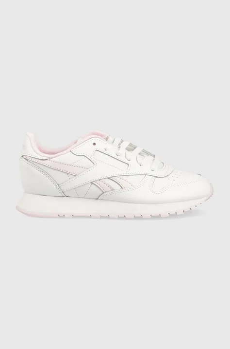 Otroške superge Reebok Classic CLASSIC LEATHER bela barva