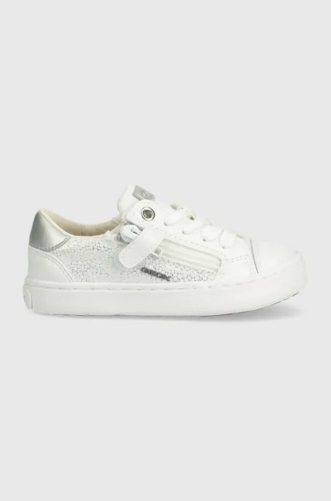 Παιδικά αθλητικά παπούτσια Geox χρώμα: άσπρο