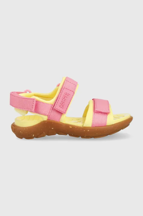 Otroški sandali Camper rumena barva