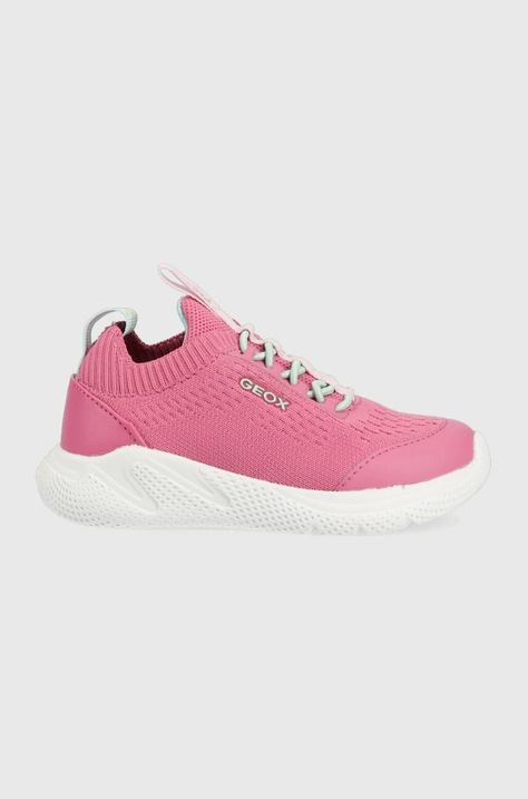 Geox sneakers pentru copii culoarea roz