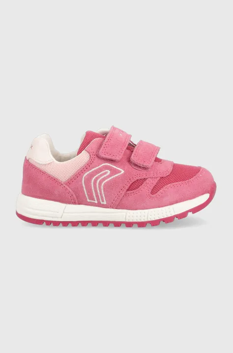 Дитячі кросівки Geox колір рожевий
