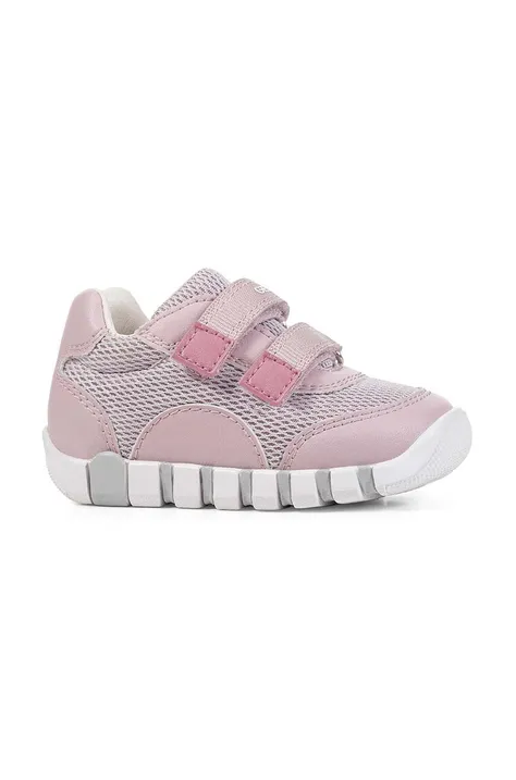 Geox sneakers pentru copii culoarea roz