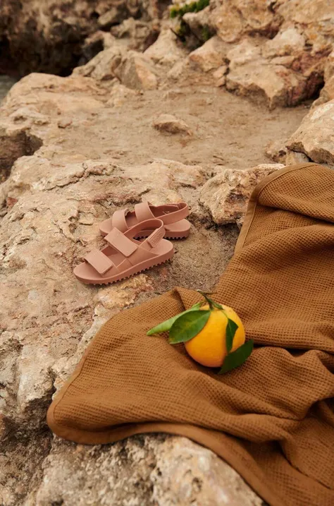 Detské sandále Liewood béžová farba