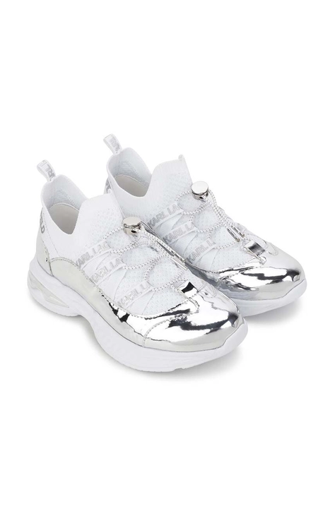 Dětské sneakers boty Karl Lagerfeld bílá barva