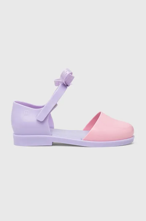 Detské sandále Melissa fialová farba