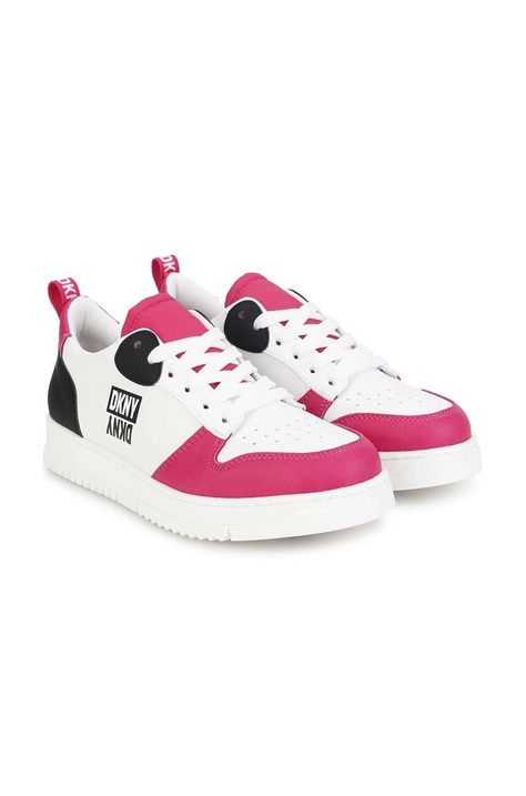 Dětské sneakers boty Dkny růžová barva