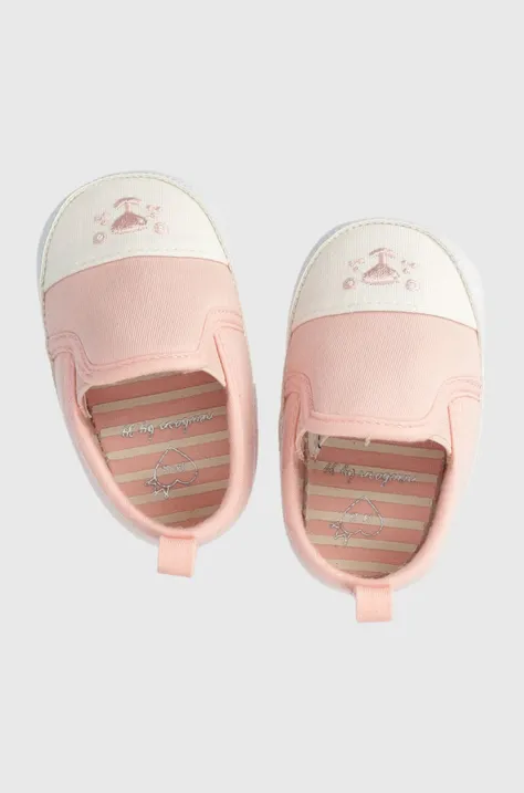 Черевики для немовля zippy колір рожевий
