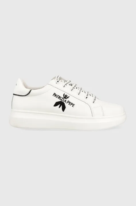 Patrizia Pepe sneakers pentru copii culoarea alb