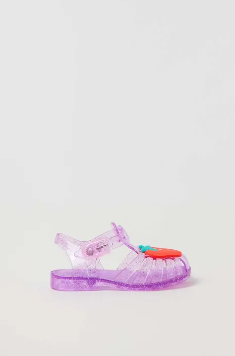 Otroški sandali OVS vijolična barva