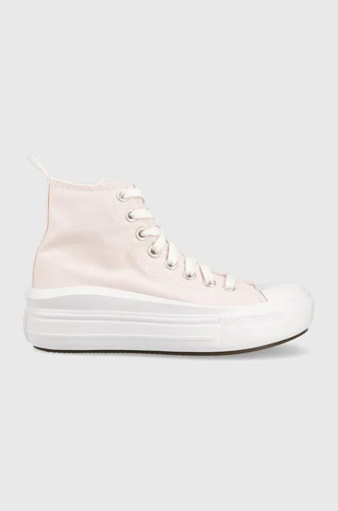 Детские кеды Converse цвет розовый