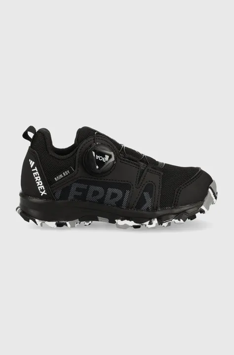 Otroški čevlji adidas TERREX TERREX AGRAVIC BOA črna barva