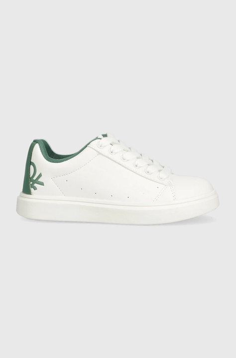 United Colors of Benetton sneakers pentru copii culoarea alb