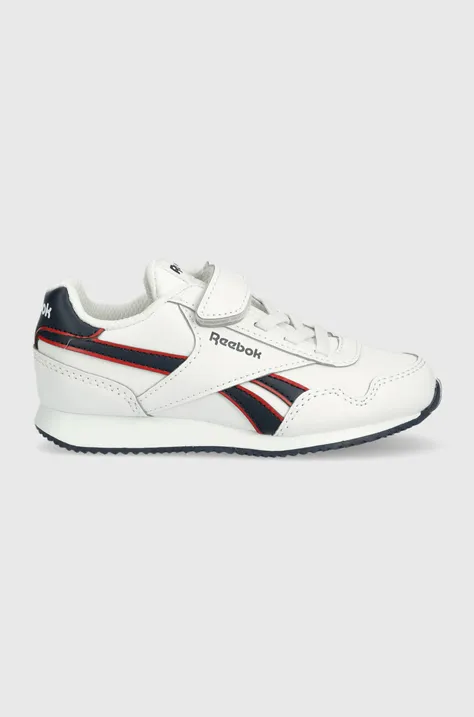 Otroške superge Reebok Classic ROYAL CL JOG bela barva