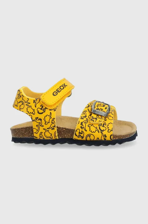 Geox sandali per bambini colore giallo