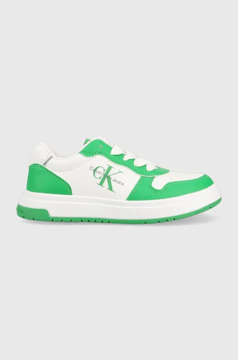 Calvin Klein Jeans sneakersy dziecięce kolor zielony