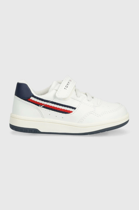 Detské tenisky Tommy Hilfiger biela farba